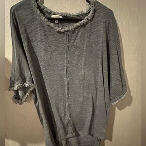 Grey cute top